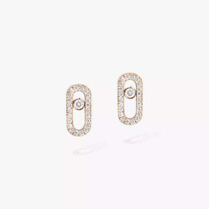 [Mystic JURI]Move Uno Diamond Earrings