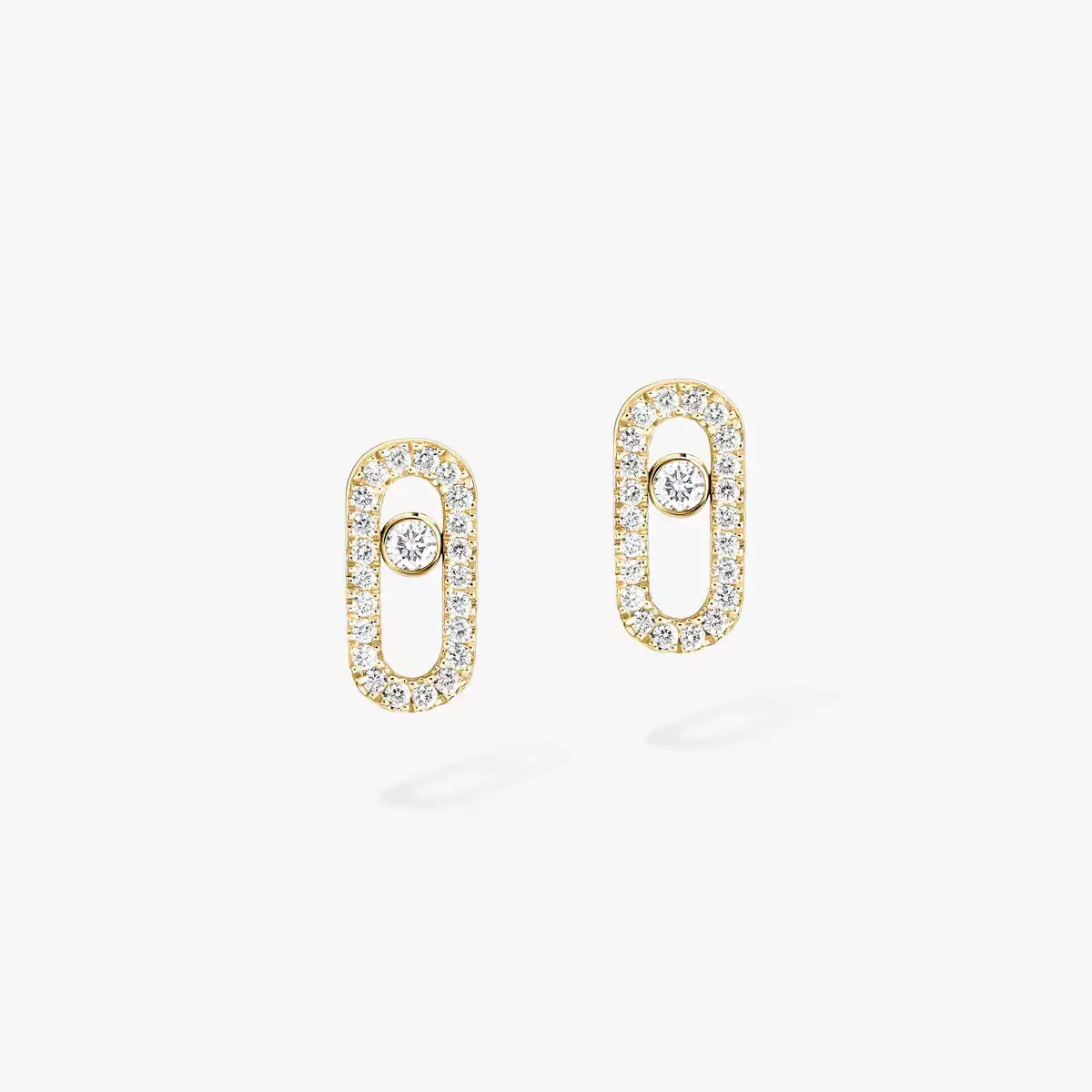 [Mystic JURI]Move Uno Diamond Earrings