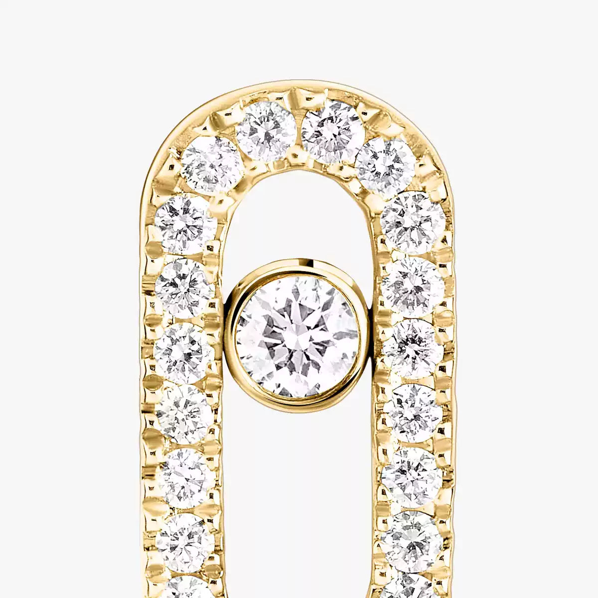 [Mystic JURI]Move Uno Diamond Earrings