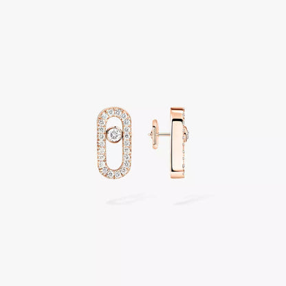 [Mystic JURI]Move Uno Diamond Earrings