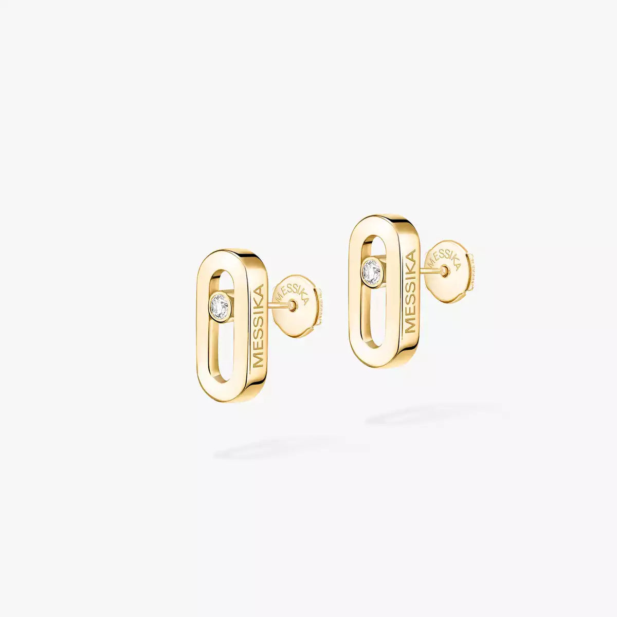 [Mystic JURI]Move Uno Diamond Stud Earrings