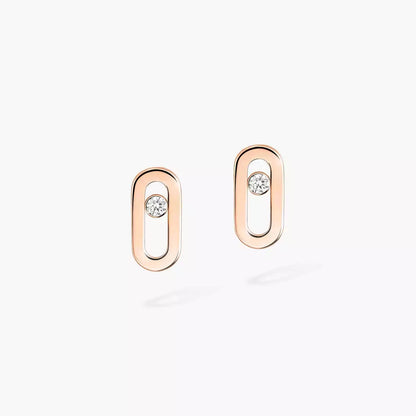 [Mystic JURI]Move Uno Diamond Stud Earrings