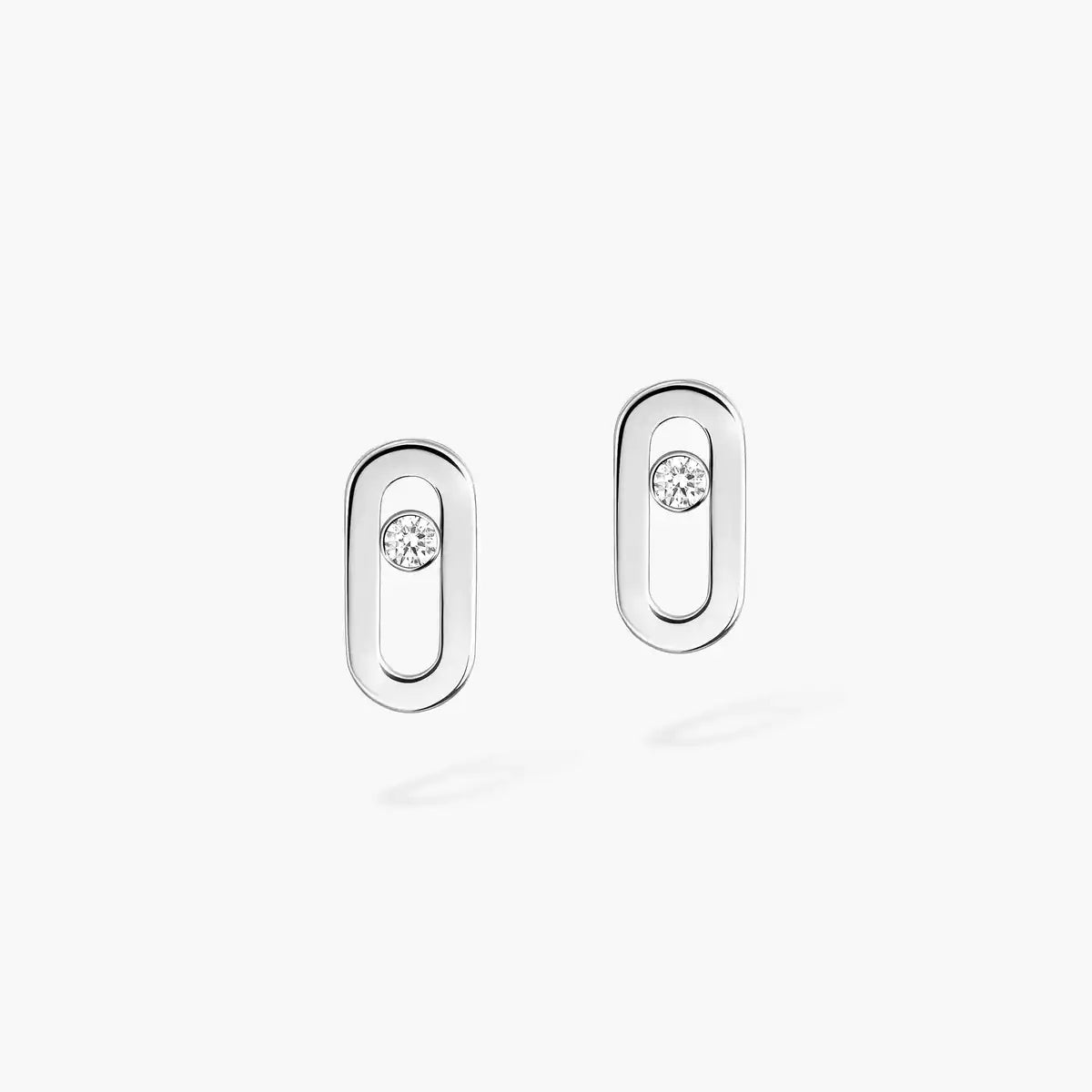 [Mystic JURI]Move Uno Diamond Stud Earrings