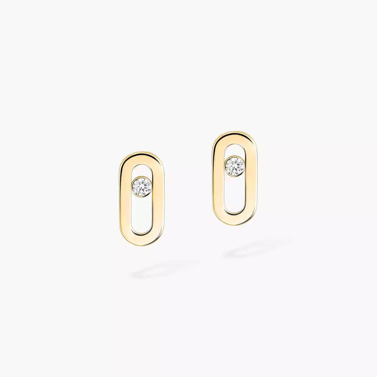 [Mystic JURI]Move Uno Diamond Stud Earrings