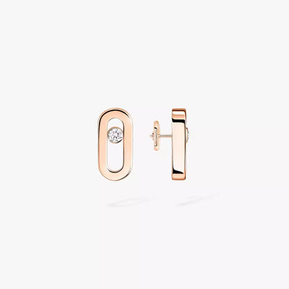 [Mystic JURI]Move Uno Diamond Stud Earrings