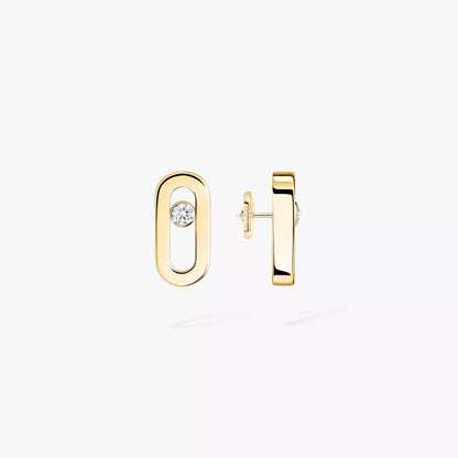 [Mystic JURI]Move Uno Diamond Stud Earrings