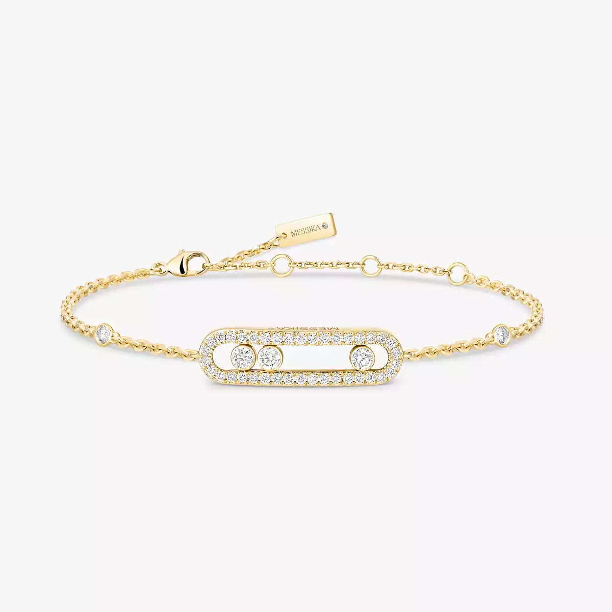 [Mystic JURI]Pavé Baby Move Diamond Bracelet