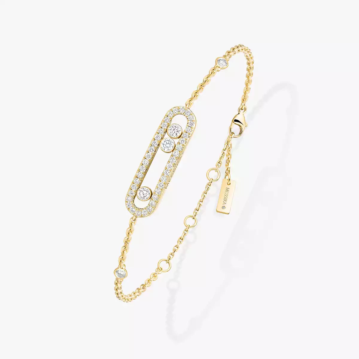 [Mystic JURI]Pavé Baby Move Diamond Bracelet