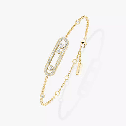 [Mystic JURI]Pavé Baby Move Diamond Bracelet