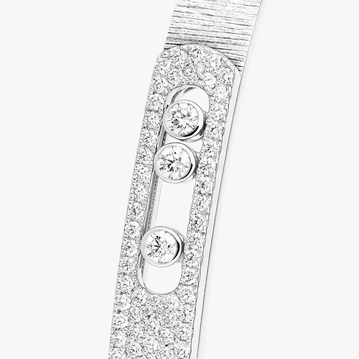 [Mystic JURI]Move Noa Ciselé half pavé bangle