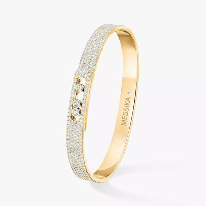 [Mystic JURI]Move Noa Full Pavé Diamond Bangle Bracelet