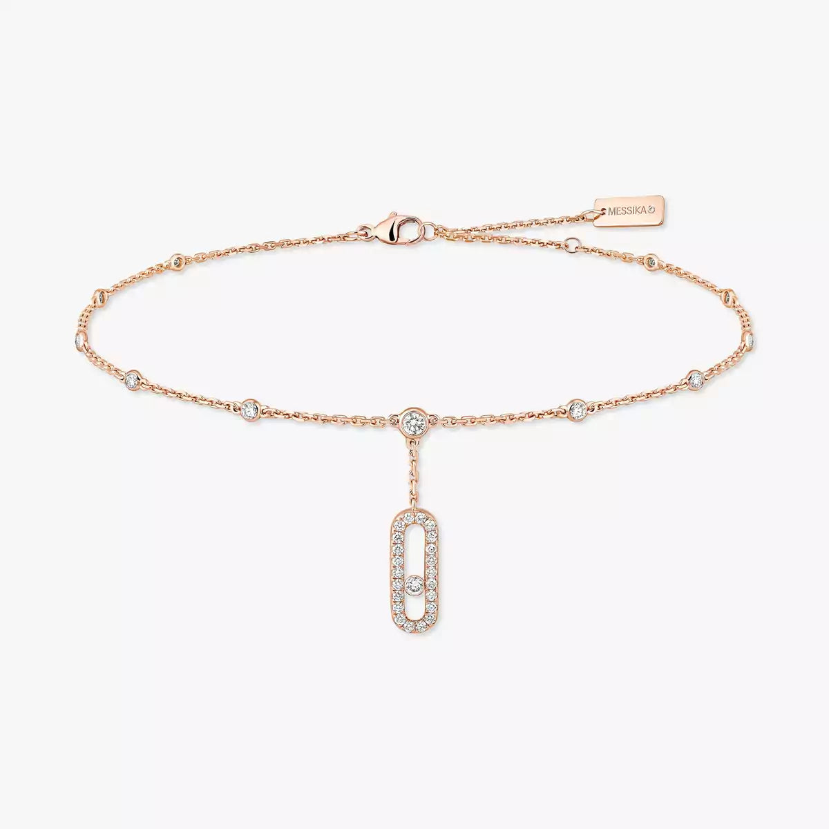 [Mystic JURI] Move Uno pavé ankle bracelet