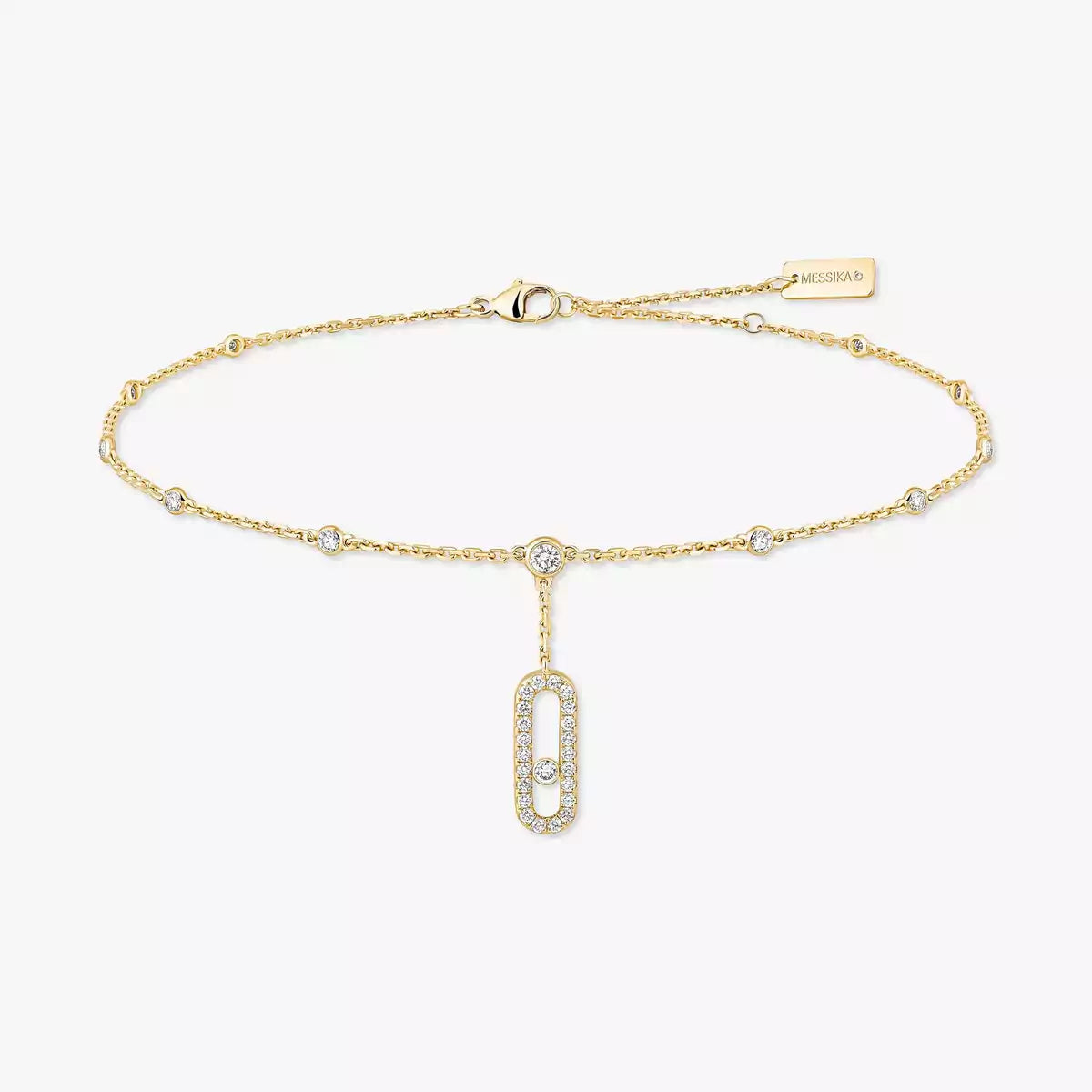 [Mystic JURI] Move Uno pavé ankle bracelet