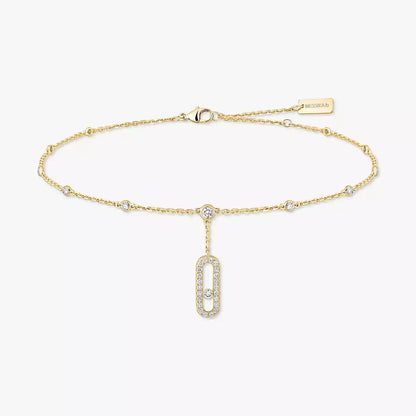 [Mystic JURI] Move Uno pavé ankle bracelet