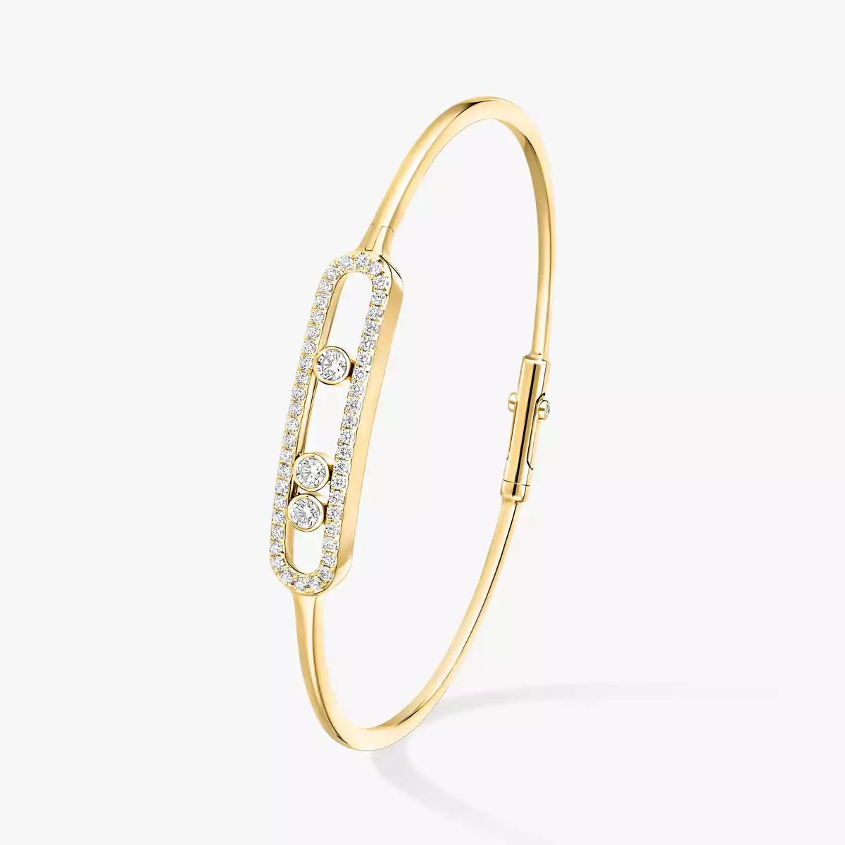 [Mystic JURI]Move Pavé Diamond Bangle Bracelet M