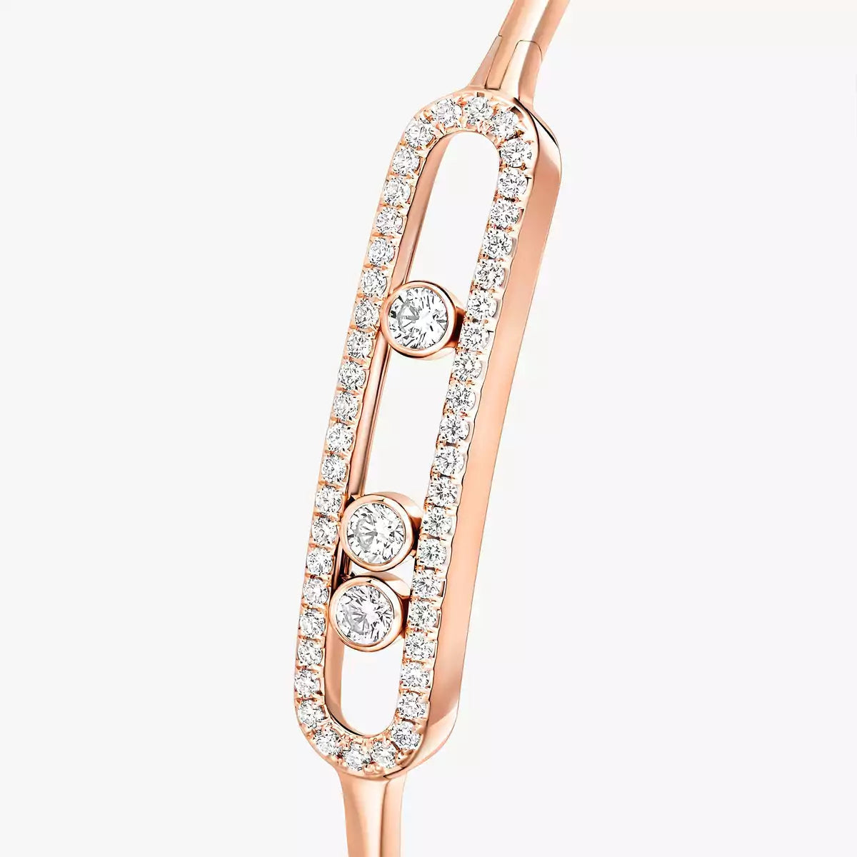 [Mystic JURI]Move Pavé Diamond Bangle Bracelet M