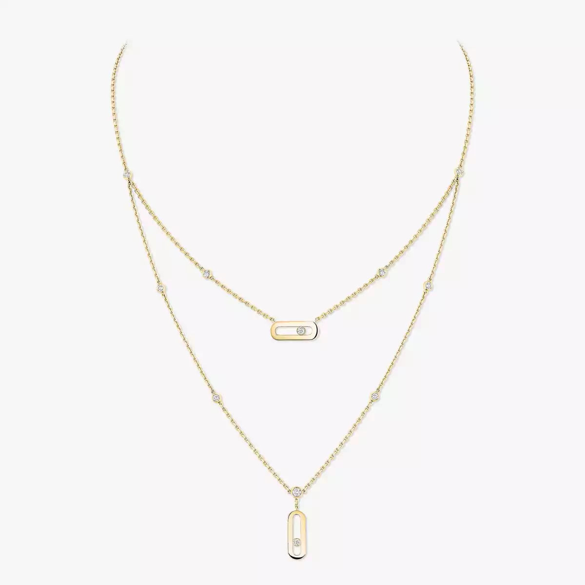 [Mystic JURI] Move Uno Diamond Necklace