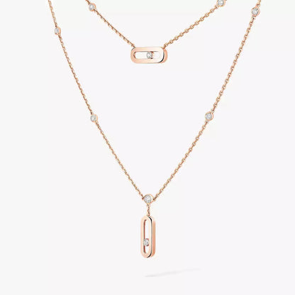 [Mystic JURI] Move Uno Diamond Necklace