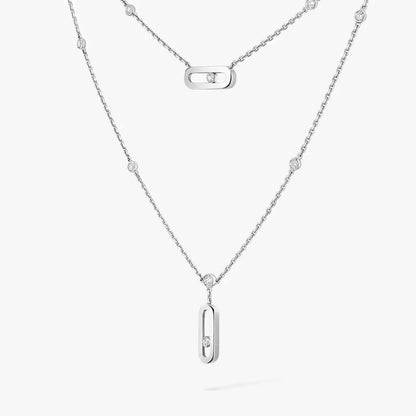 [Mystic JURI] Move Uno Diamond Necklace