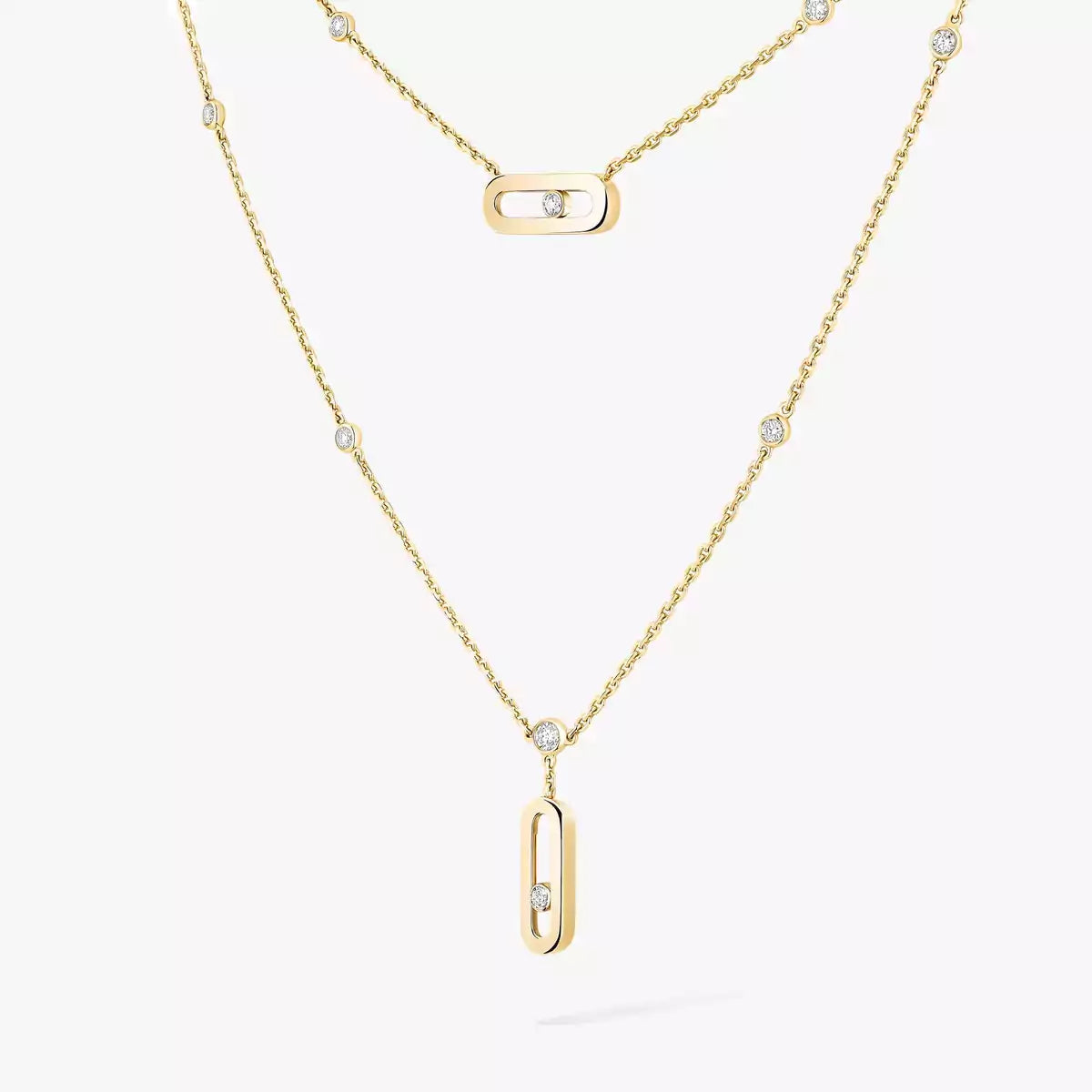 [Mystic JURI] Move Uno Diamond Necklace