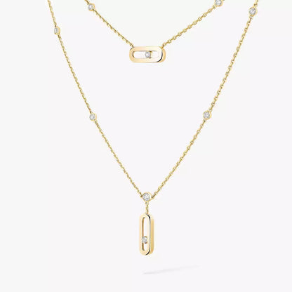 [Mystic JURI] Move Uno Diamond Necklace