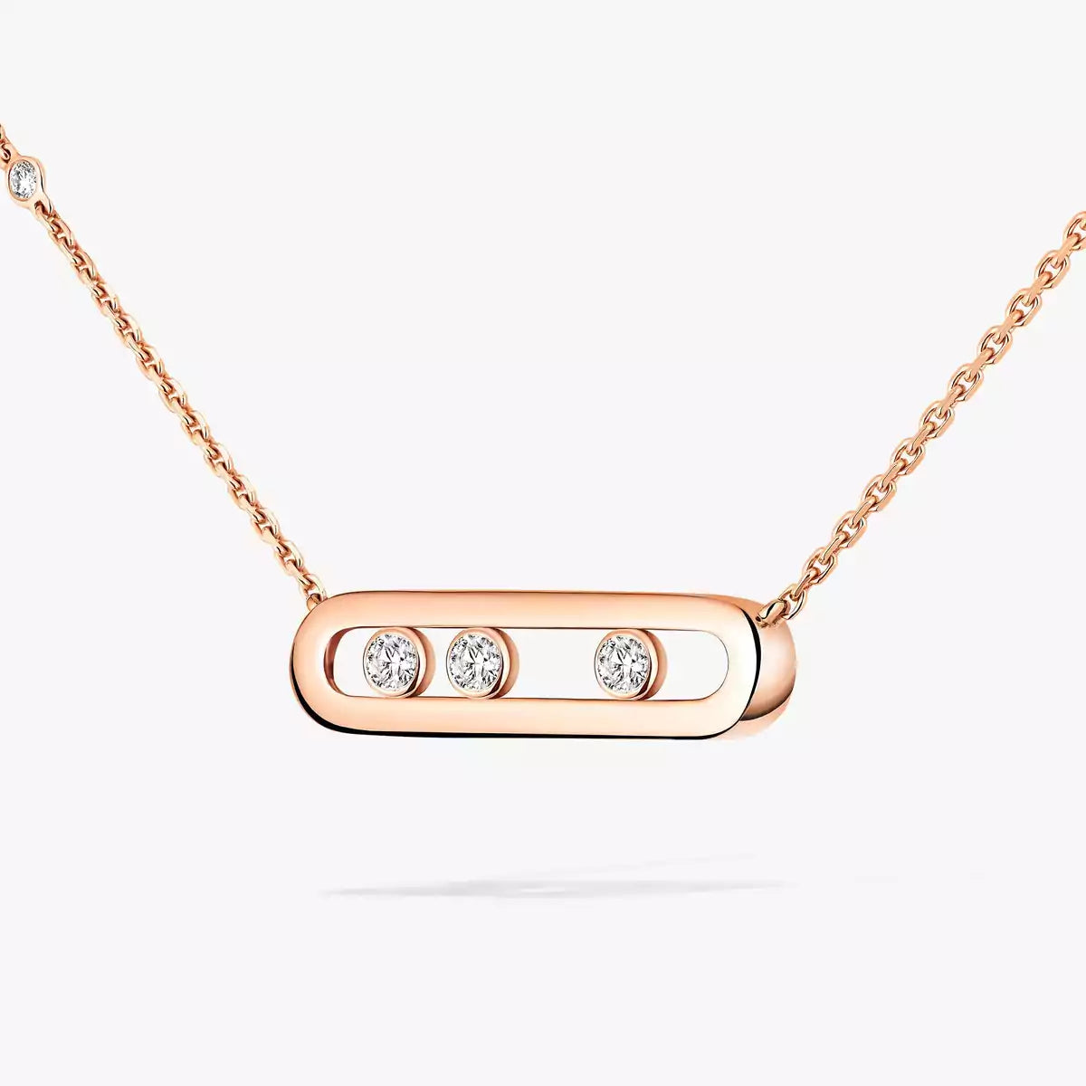 [Mystic JURI] Baby Move Gold Diamond Necklace