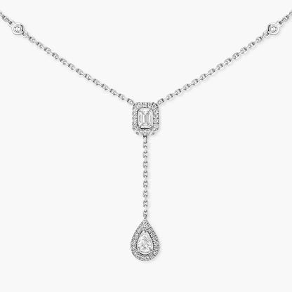 [Mystic JURI]Gold Diamond Tie Necklace