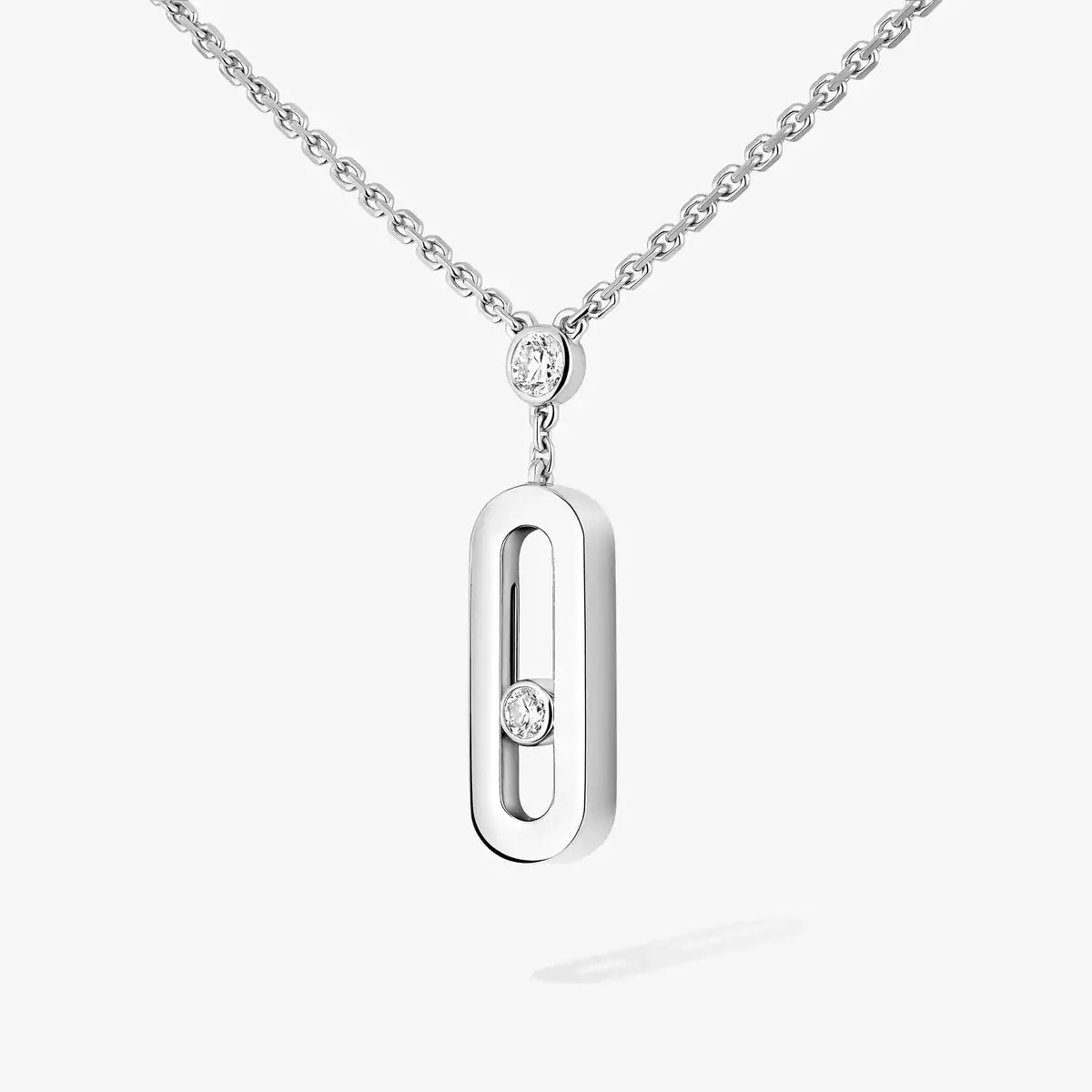 [Mystic JURI] Move Uno Gold Diamond Long Necklace