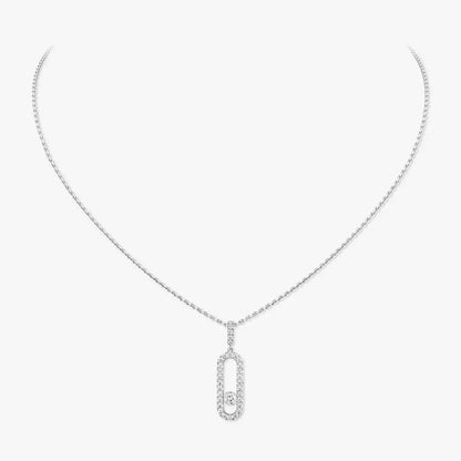 [Mystic JURI]Move Uno Diamond Necklace in Rose Gold