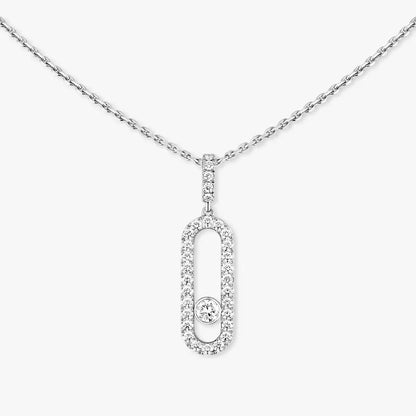 [Mystic JURI]Move Uno Diamond Necklace in Rose Gold