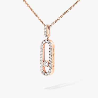 [Mystic JURI]Move Uno Diamond Necklace in Rose Gold