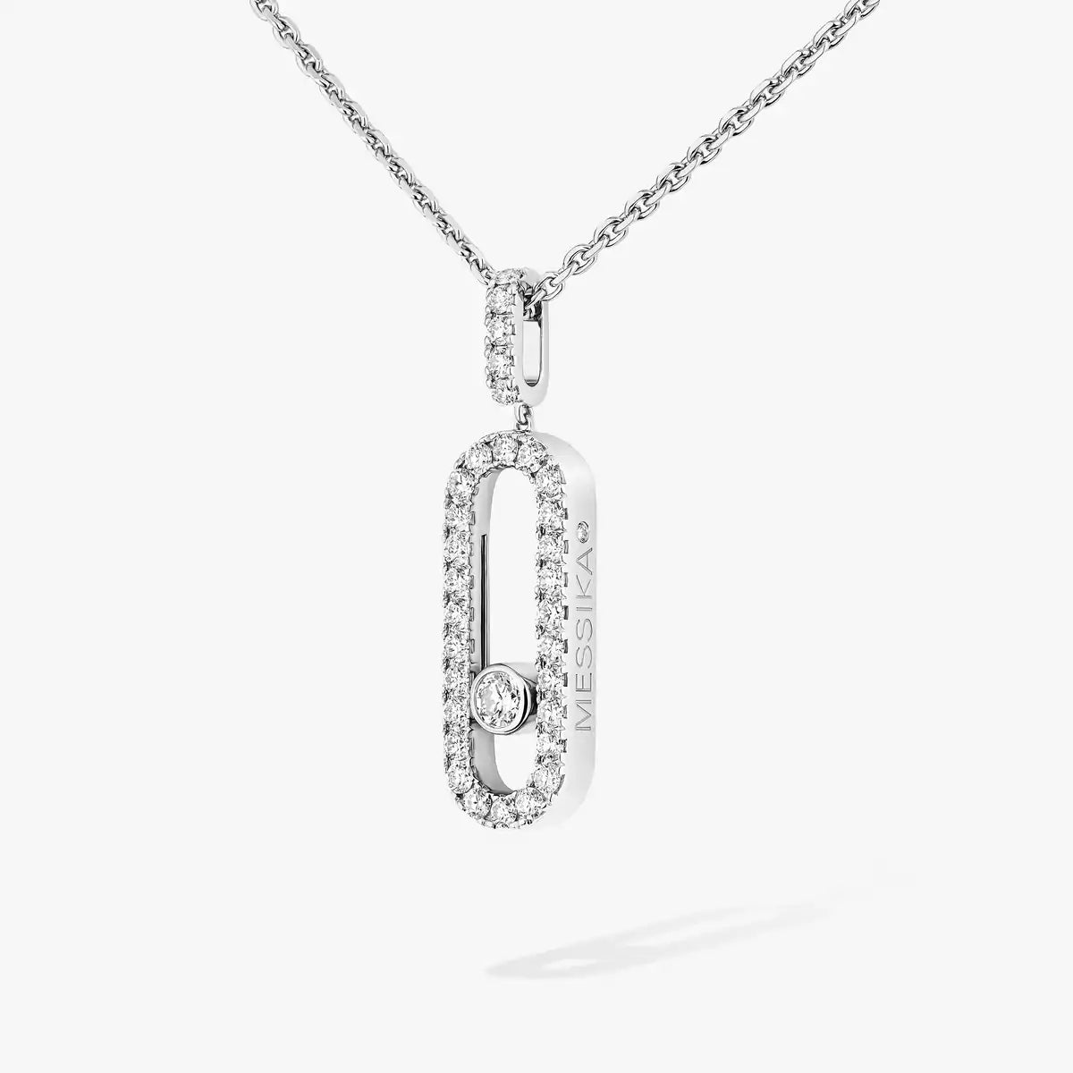 [Mystic JURI]Move Uno Diamond Necklace in Rose Gold