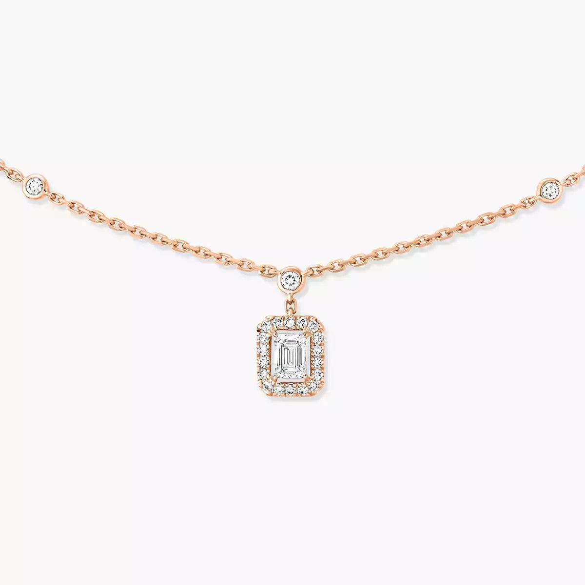 [Mystic JURI]My Twin Diamond Necklace in Silver