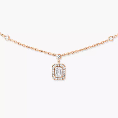 [Mystic JURI]My Twin Diamond Necklace in Silver