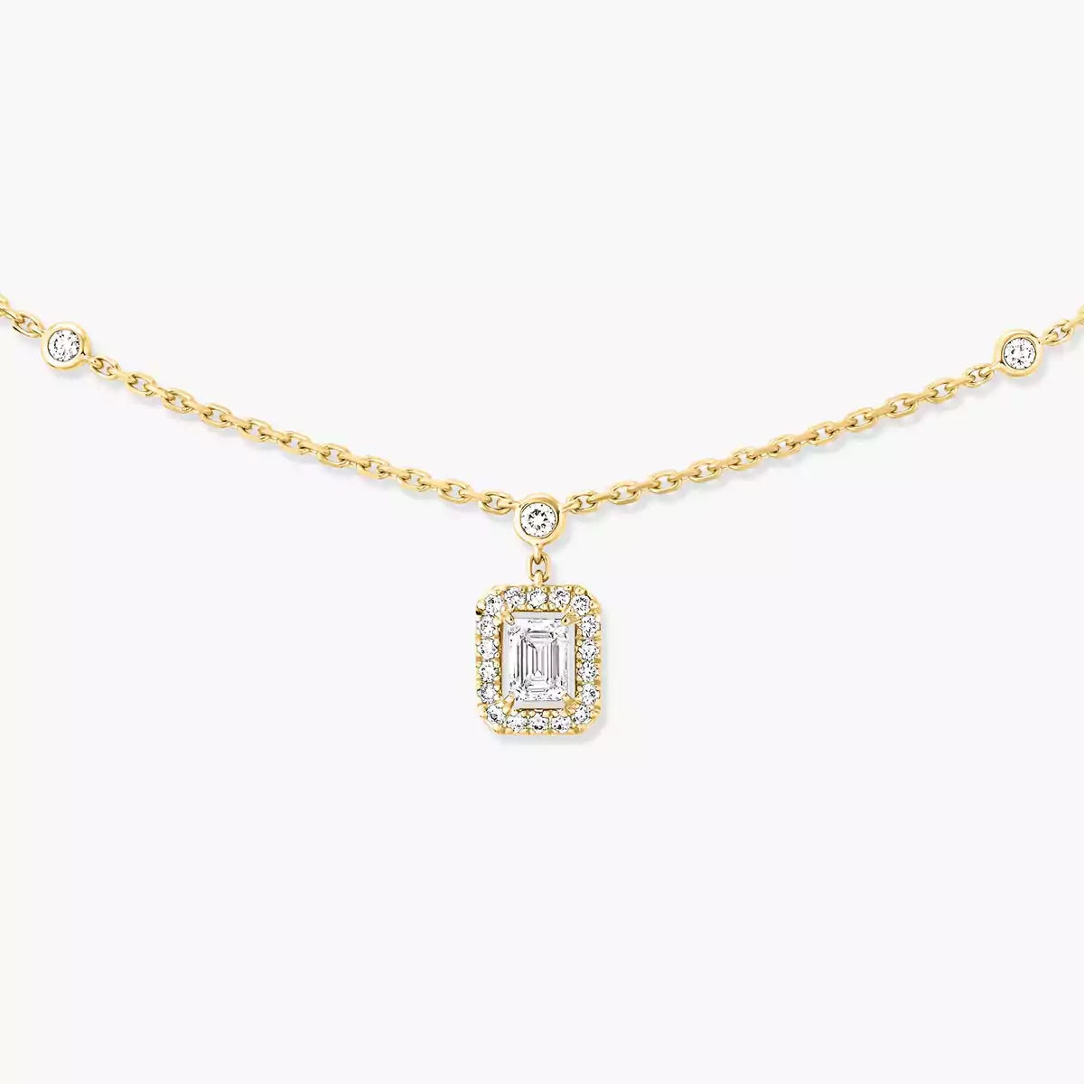 [Mystic JURI]My Twin Diamond Necklace in Silver