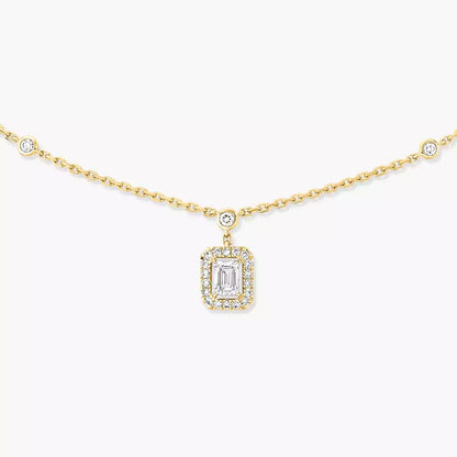 [Mystic JURI]My Twin Diamond Necklace in Silver
