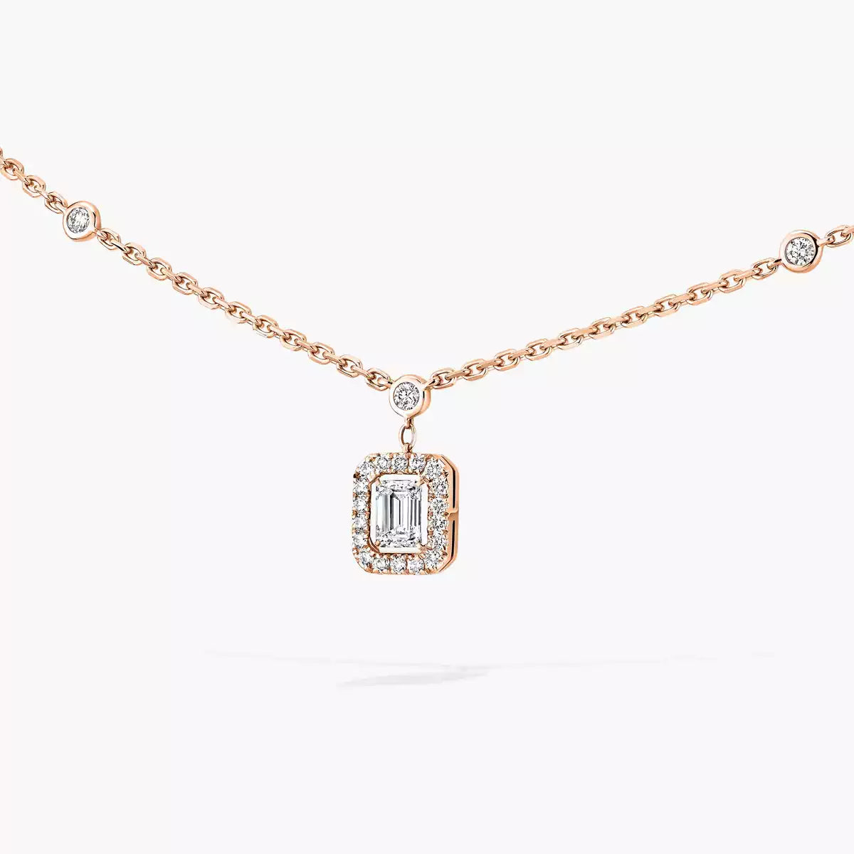 [Mystic JURI]My Twin Diamond Necklace in Silver
