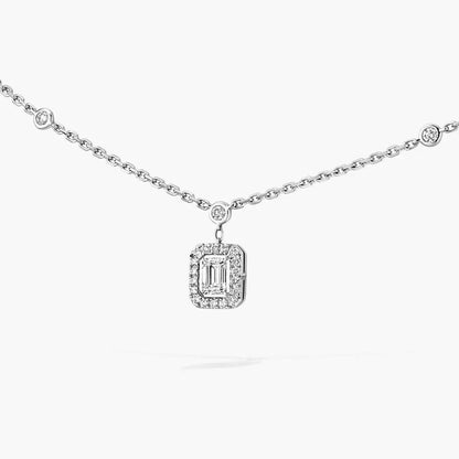 [Mystic JURI]My Twin Diamond Necklace in Silver