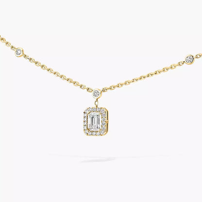 [Mystic JURI]My Twin Diamond Necklace in Silver