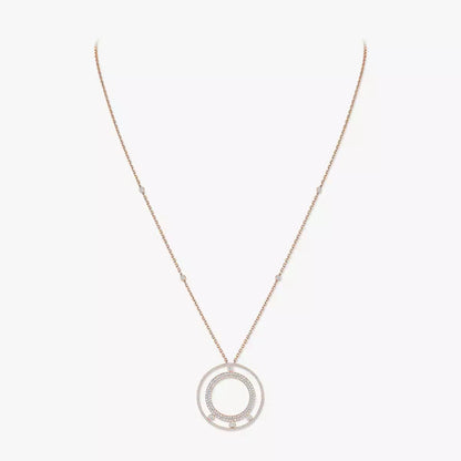 [Mystic JURI]Move Romane Long Pave_-Set Diamond Necklace