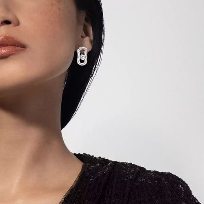 [Mystic JURI]So Move Pave_-Set Diamond Earrings in Silver