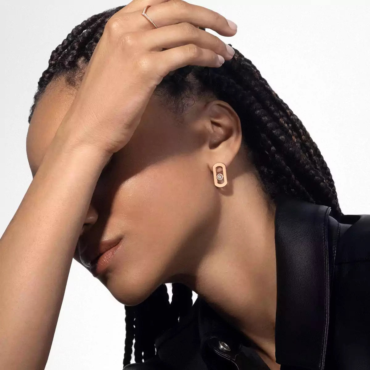 [Mystic JURI]So Move Diamond Earrings in Yellow Gold