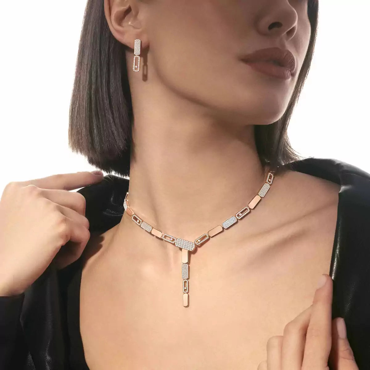 [Mystic JURI]Imperial Move SM Diamond Earrings