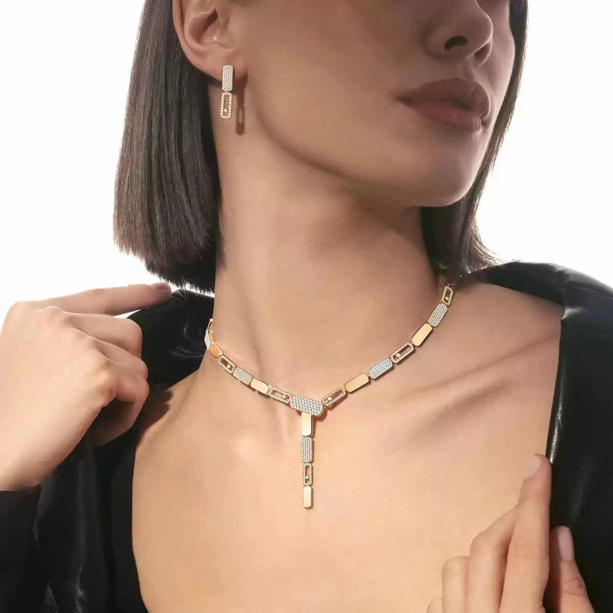 [Mystic JURI]Imperial Move SM Diamond Earrings