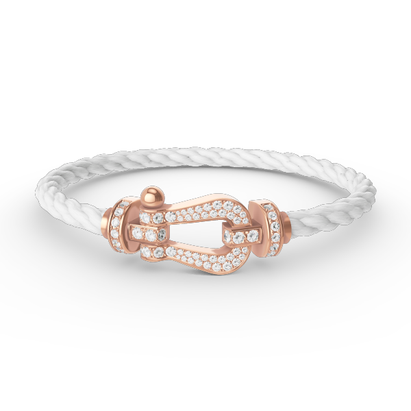 [Mystic]FORCE LARGE HORSESHOE FULL DIAMOND BRACELET ROSE GOLD