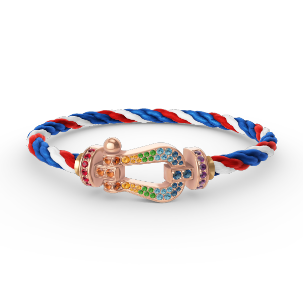 [Mystic]FORCE LARGE HORSESHOE  COLORED DIAMOND BRACELET ROSE GOLD