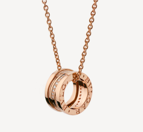 [Mystic]ZERO 1 PINK GOLD DIAMOND NECKLACE