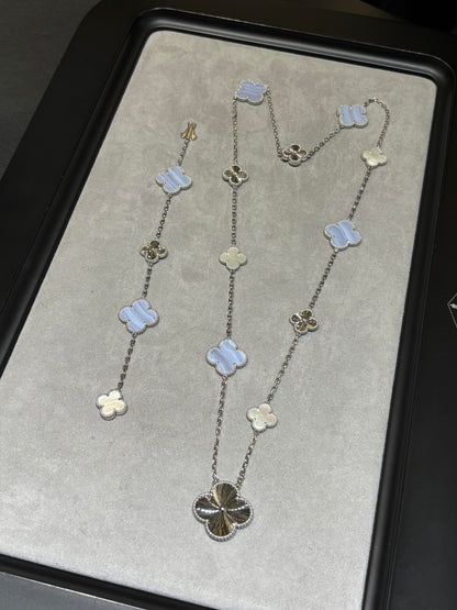 [Mystic] 25 NEW CLOVER 15 MOTIFS PURPLE CHALCEDONY