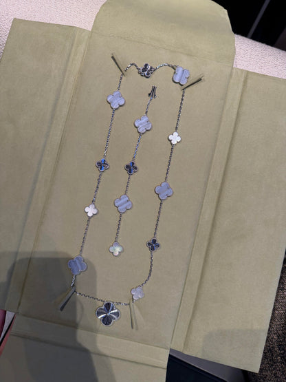 [Mystic] 25 NEW CLOVER 15 MOTIFS PURPLE CHALCEDONY