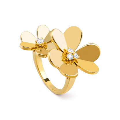 [Mystic]CLOVER COMOS GOLD DIAMOND RING
